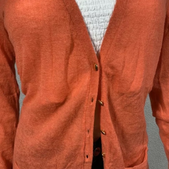 Banana Republic Italian Wool Alpaca Cardigan Sweater Womens S Office Preppy - Picture 3 of 8